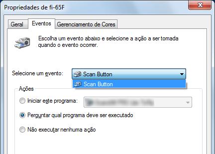 Capítulo 4 4.3 Personalizar as configurações do Usando o botão do para digitalizar O botão [Scan] no Painel de operações pode ser configurado para digitalizar pressionando o botão.