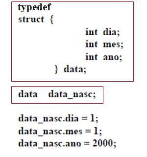 Criando novos tipos de dados: TYPEDEF e STRUCT 21 Sintaxe da Declaração: struct nome_reg {... }; typedef struct {... } nome_novo_tipo; ou ou struct {.