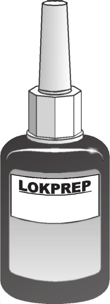 O Sistema Lokring para campo também utiliza como elemento vedante o líquido anaeróbio Lokprep (Fig.05).