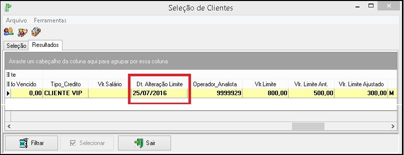 CSO. 0807201500034 [Filtro CRM] Conforme solicitado neste. Ajustamos as informações no Filtro.