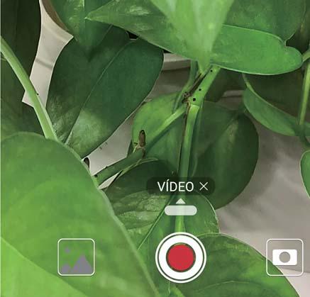 Tire uma fotografia durante a gravação de um vídeo: pode tocar em gravar um vídeo para tirar uma fotografia.