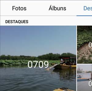 Galeria Destaques Destaques: gerar um vídeo personalizado a partir de fotografias A funcionalidade Destaques gera um pequeno vídeo a partir de fotografias com base na informação de localização.