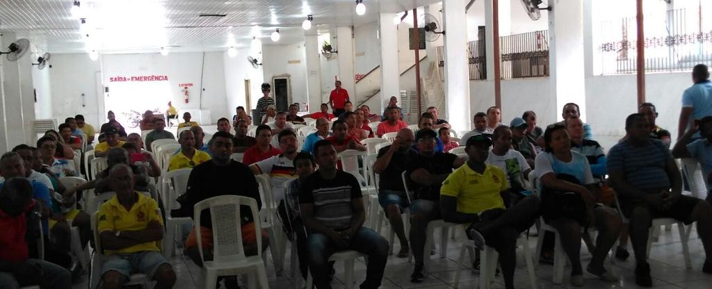 Sindvig-MA realiza assembleia sobre reforma Trabalhista A assembleia reuniu dezenas de trabalhadores No último sábado (21), os vigilantes do estado do Maranhão participaram de assembleia geral.