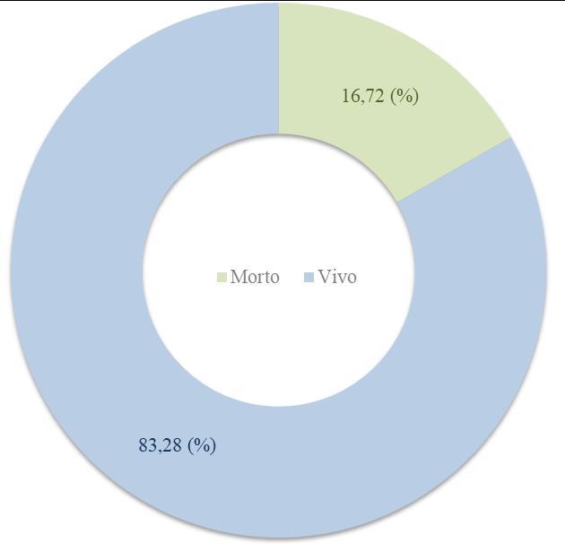 VIH Comportamento e estado vital Via de transmissão: Estado vital: Gráfico 3 Proporção do n.