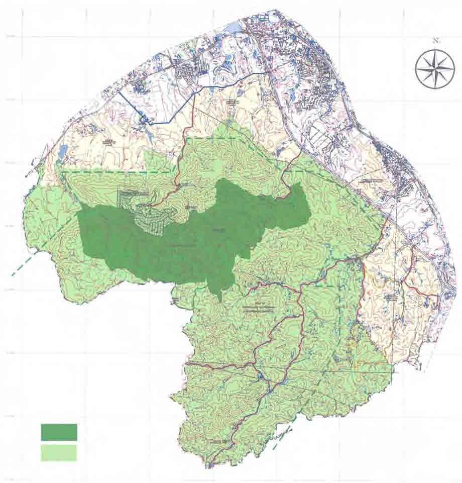 9 B Área da Reserva Municipal da Serra do Japi Zona de Preservação, Restauração Recuperação ambiental B Base Ecológica da Serra do Japi Figura 2- Mapa da Serra do Japi