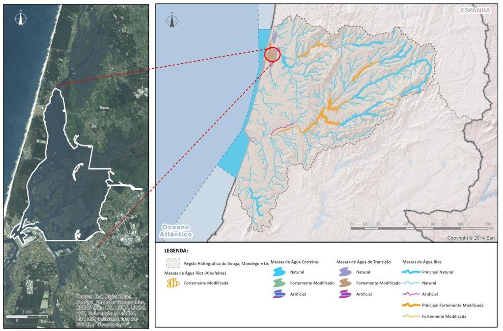 RH 4 Região Hidrográfica Vouga, Mondego e Lis Ciclo de Planeamento 2016-2021 Descrição As alterações hidromorfolóficas da massa de água, consistem no canal de navegação do porto de Aveiro e estão