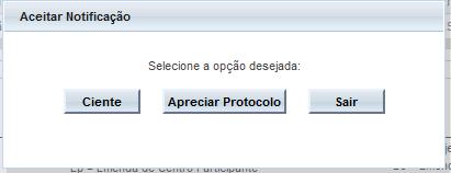 Confirme os dados de sua notificação e os documentos postados para validar o Aceite da mesma.