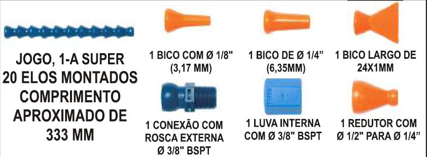 FIXO FLEX B 1/2 3L BICO RED GR AV3 3722 FIXO FLEX B 1/2 4L BICO RED PEQ AV4 3724 FIXO FLEX B 1/2 6L BICO LARGO AV6 15421 FIXO FLEX BICO 90º 1/8 AU12 20093 FIXO FLEX C 3/4 6M BICO LARGO - 10423 FIXO