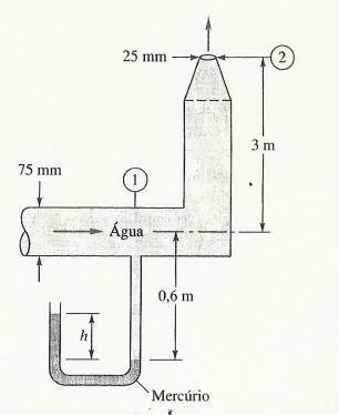 18.) Na figura, ambos os fluidos estão a 20 C.