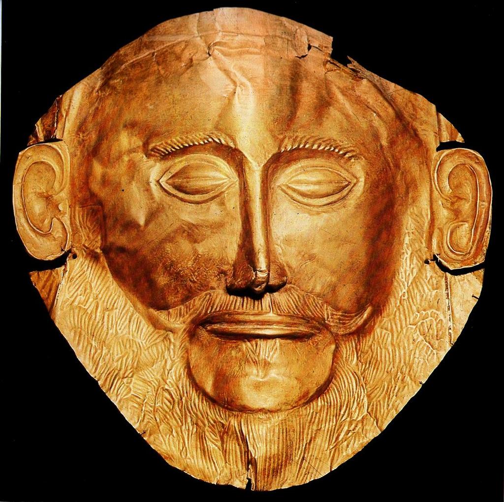 Máscara de Agamenon, encontrada