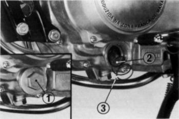 Limpeza do filtro de tela O filtro de tela está localizado no lado esquerdo do motor, abaixo da tampa do alternador.