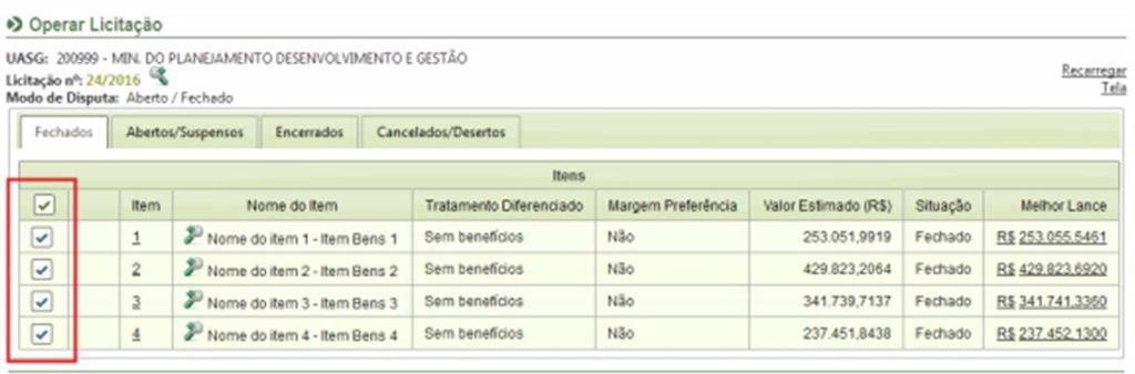 MODO DE DISPUTA ABERTO UNIVERSIDADE FEDERAL DE SANTA CATARINA Os licitantes poderão encaminhar Proposta/lances sucessivos; Durante a sessão,