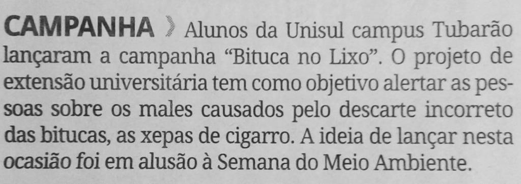 Veículo: Jornal Diário do Sul Página: 14