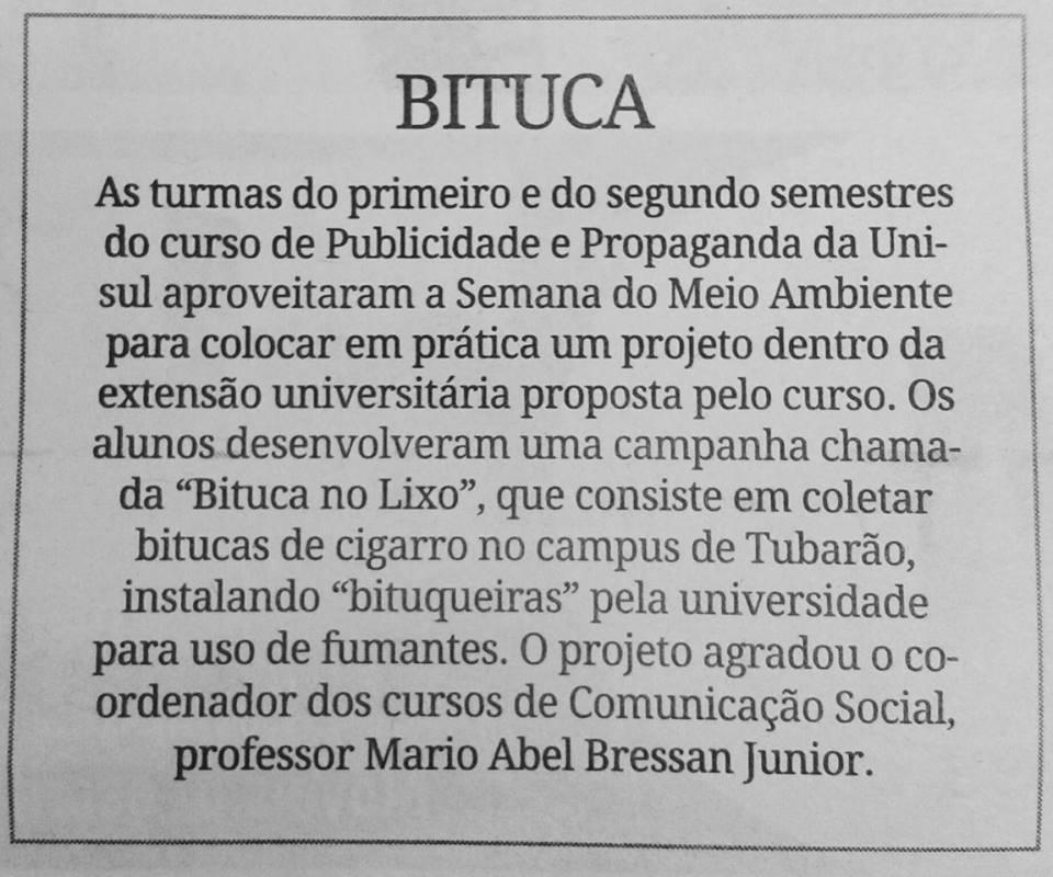Veículo: Jornal Diário do Sul Página: 15 Editoria: