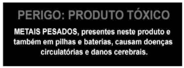 Advertência sanitária lateral para ser usada em conjunto advertência sanitária padrão "VOCÊ MORRE ESTE PRODUTO CAUSA ENFISEMA, CÂNCER DE PULMÃO E MORTE" Advertência