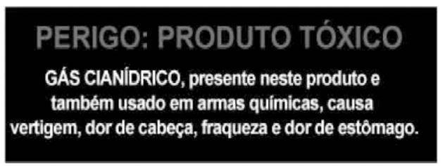 DE QUEM NÃO FUMA, AO CONSUMIR ESTE PRODUTO" Advertência sanitária lateral para ser usada em conjunto com a advertência sanitária