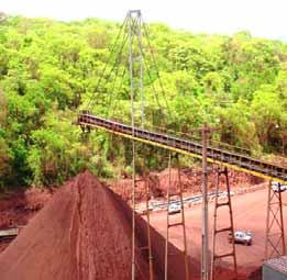 SISTEMA MMX CORUMBÁ Mina 63 planta industrial operando desde dezembro de 2005. Capacidade de produção de 3,1 milhões tons/ano de granulados (85%) e sinter feed (15%).