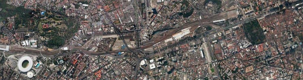 LOCALIZAÇÃO ESTRATÉGICA DO CM Centro de Manutenção localizado entre a estação Central (Linha 1) e a estação São