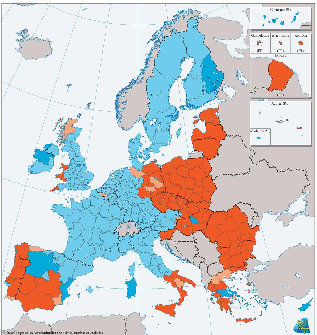 3 bilhões Fundo de Coesão: EUR 69.6 bilhões Phasing out: EUR 13.