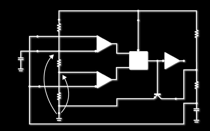 meio de B e do transistor interno (figura.b).