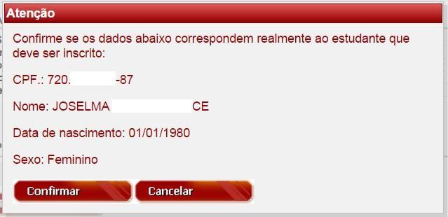 42 As inconsistências e/ou erros identificados pelo Sistema Enade também serão apresentadas por meio de mensagens de erro, que impedem, até a respectiva correção, o avanço no procedimento de