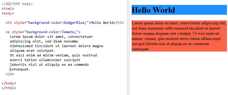 Os comentários podem ser de uma linha ou abranger várias linhas: 8) As cores podem ser especificadas usando seus nomes predefinidos ou valores RGB, HEX, HSL, RGBA,