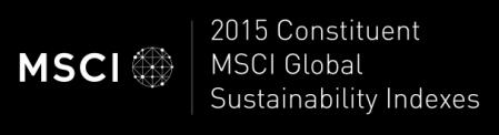 Sustentabilidade MSCI > Há 7 anos elabora e publica o