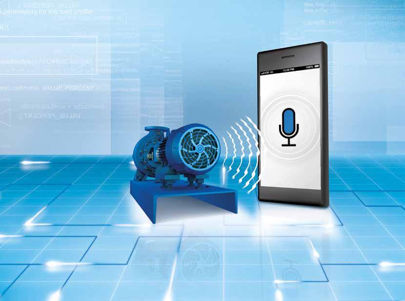 KSB Sonolyzer o primeiro aplicativo do mundo O aplicativo KSB Sonolyzer permite aos usuários analisar a eficiência de bombas com rotação fixa e motores assíncronos em apenas 20 segundos.