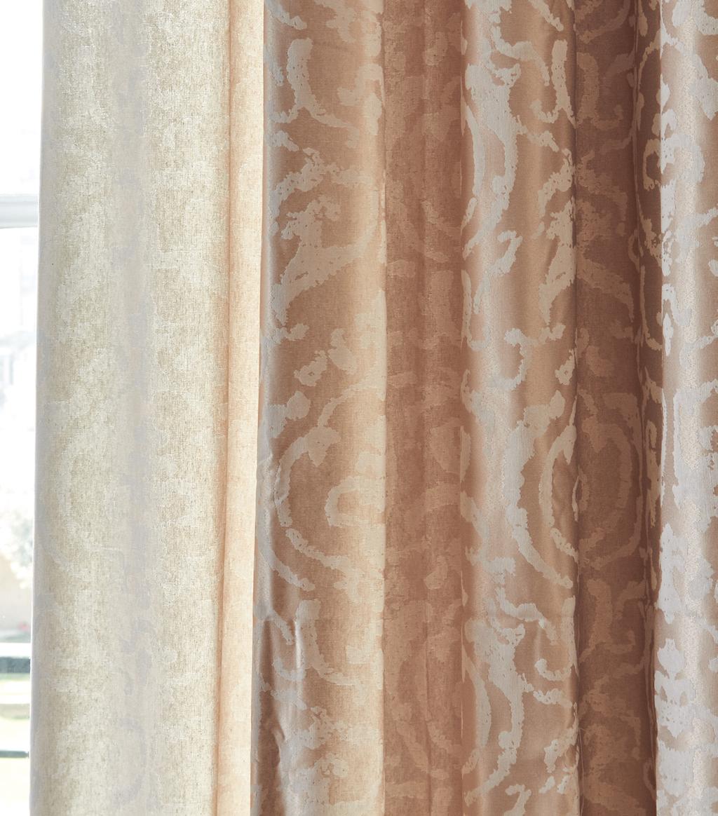 LEIPER HOTELWARE 17 JACQUARD Cortinados Curtain 150 + 150 x 270 cm 80% Algodão Cotton 20%