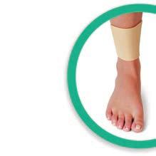 CC327 CC327 Protetor tibial «Aqua» Alivia a dor devido à pressão exercida sobre a tíbia pela fricção do calçado. Fabricado em silicone Aqua, distribui a pressões e dissipa as fricções.