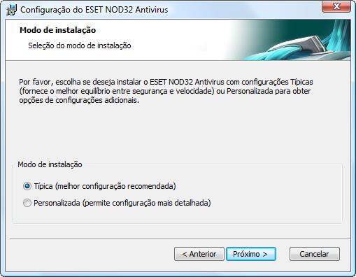 2. Instalação Após a compra, o instalador do ESET NOD32 Antivírus pode ser obtido através de download no site da ESET como um pacote.msi.