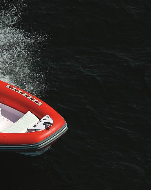 Diferente e muito bom SR-550, da Flexboat, é o único infl ável da sua categoria com fl utuadores altos e opção de motor de centro-rabeta O O Flexboat SR-550, lançado recentemente no Rio Boat Show, é