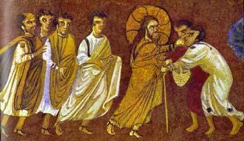 1 A Arte Bizantina Cristo Cura dois Homens Cego. Arte Bizantina, Séc.