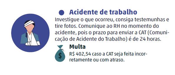 CAT Comunicação de Acidente de Trabalho PPP Perfil Profissiográfico Previdenciário A CAT passará a ser elaborada dentro do esocial.