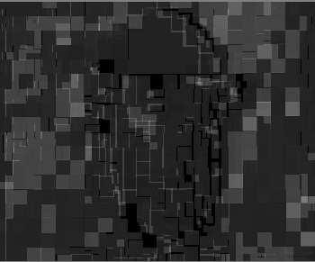 Dessa forma, para redução do acúmulo de erros, um mapa de predição é proposto para representar a quantidade de vezes que cada amostra é utilizada pela predição Inter, pois os blocos poucas vezes