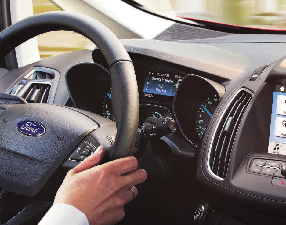 Ford SYNC 3 com comando por voz e ecrã tátil de 20cm (8") Liga-se com a sua voz, reage ao