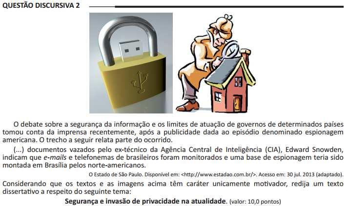 O estudante deve elaborar um texto dissertativo, coerentemente estruturado, que evidencie a capacidade de tratar os seguintes tópicos: O papel da tecnologia digital.