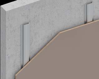 desníveis. 1. Dependendo da natureza do material que constitui a parede, assim serão selecionados os parafusos e buchas a usar para a fixação dos perfis metálicos.
