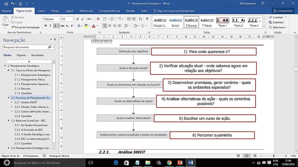 Processo de Planejamento