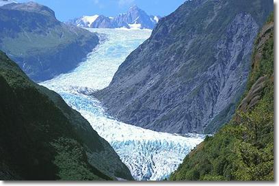 GLACIAL Tipos Alpino (geleira de vale)- acúmulo maior de