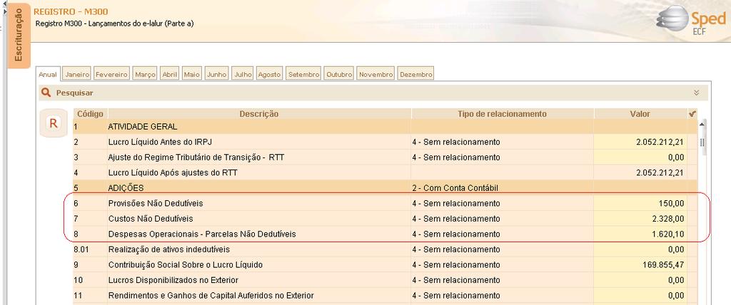 8. No menu Outros Alterada a opção Exportação para ECF. Nessa opção será gerado um arquivo contendo as informações que o sistema dispõe compatíveis com o leiaute da ECF. 9.