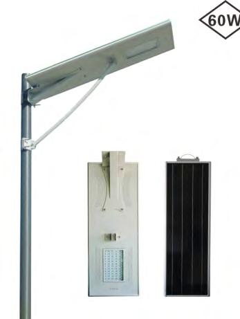 8W-100W Luminária Pública com placa solar integrada Lâmpada bulbo LED de alta e bulbo de retrofit LED E40