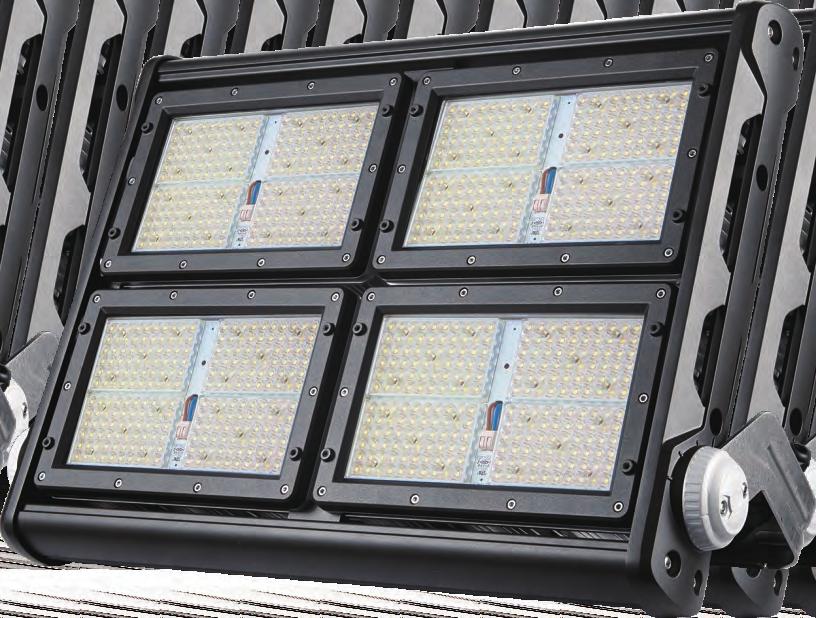 Refletor LED modular de alta potência IP67 com drivers externos