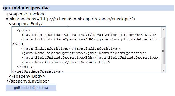 7 Problema encontrado na realização dos testes utilizando o Workshop for WebLogic Plform Inteiro nulo Ao executar o teste do cliente no servidor com a ferramenta TestCase do Workshop for WebLogic