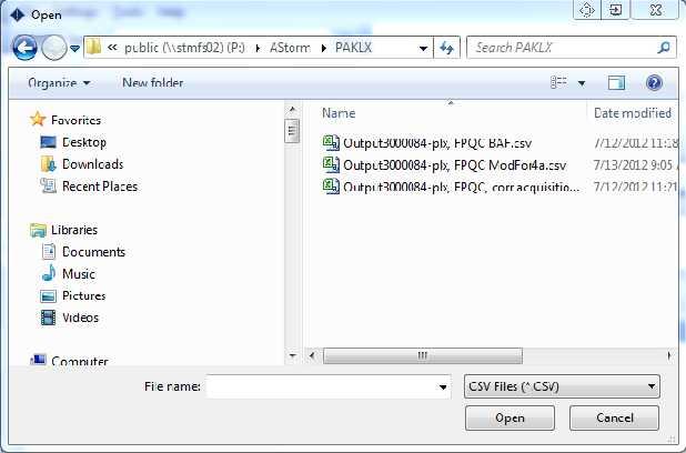 Importar um ficheiro CSV de conjunto: Com o software aberto, clique no botão Batch Information Import (Importar