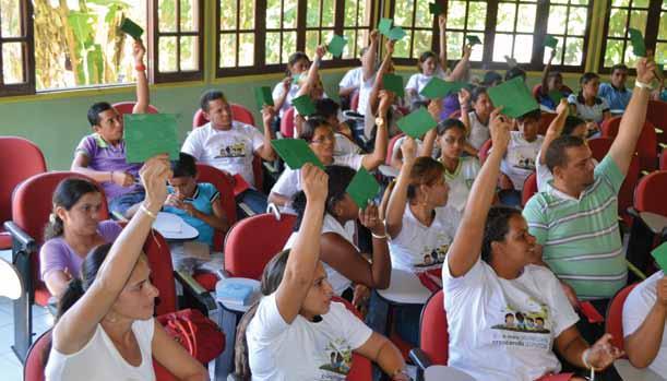 CMDCA e Conselho Tutelar em funcionamento; Realizar os dois Fóruns Comunitários; Criar ou fortalecer os núcleos de Cidadania de Adolescentes.