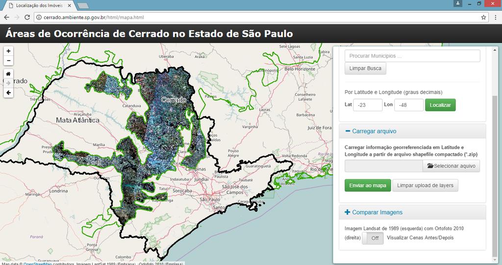 MAPA DE LOCALIZAÇÃO DE IMÓVEIS