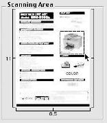 Digitalizar Pré-digitalizar uma imagem A pré-digitalização permite-lhe digitalizar uma imagem rapidamente a baixas resoluções.