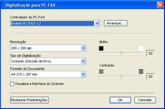 ControlCenter2 PC-FAX Esta secção permite-lhe abrir facilmente o software para enviar ou receber um PC-FAX ou editar o livro de endereços fazendo clique no botão apropriado.