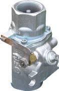 Sistemas de gestão de combustível Válvulas antiabalroamento EBW As válvulas de corte EBW interrompem imediatamente o fluxo do em caso de incêndio ou colisão na bomba dispensadora.